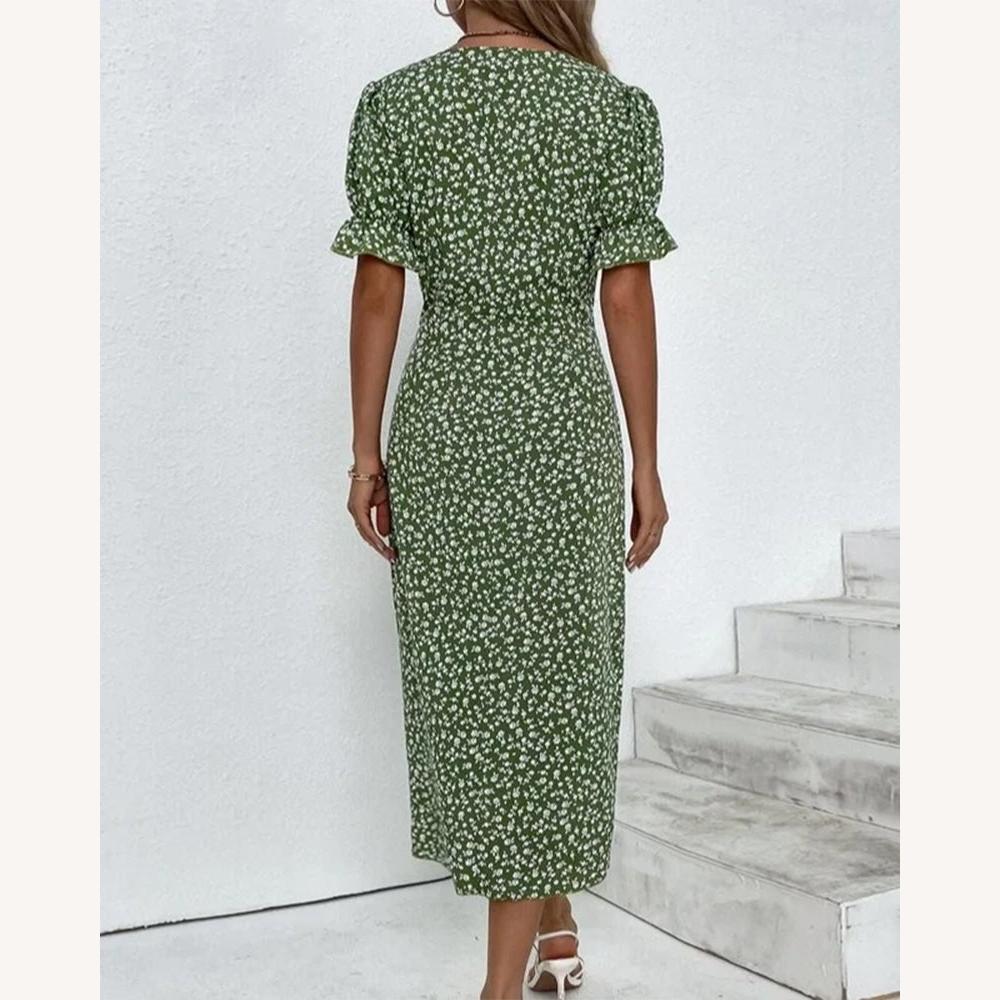 Robe Longue Femme Élégante à Boutons en Coton et Lin – Confort et Style Contemporain
