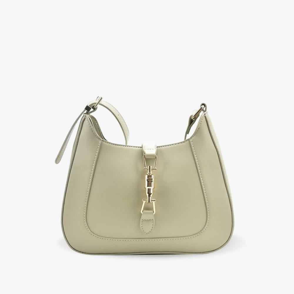 Sac à Main Baguette Femme en Cuir Végétal avec Bandoulière Réglable – Style Vintage, 26x6x22 cm