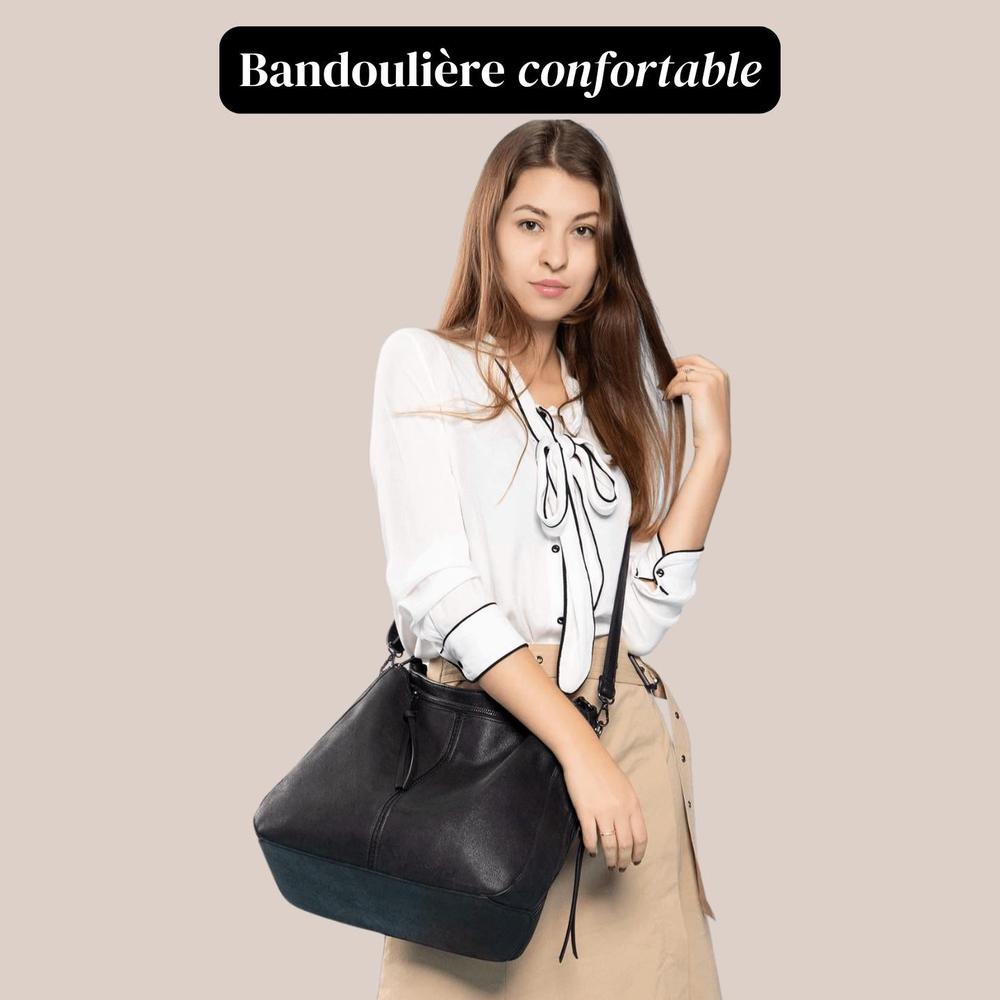 Sac à Main 2 en 1 en Cuir PU pour Femme – Élégant et Pratique, Dimensions 35x28x13 cm, Idéal pour Quotidien et Sorties