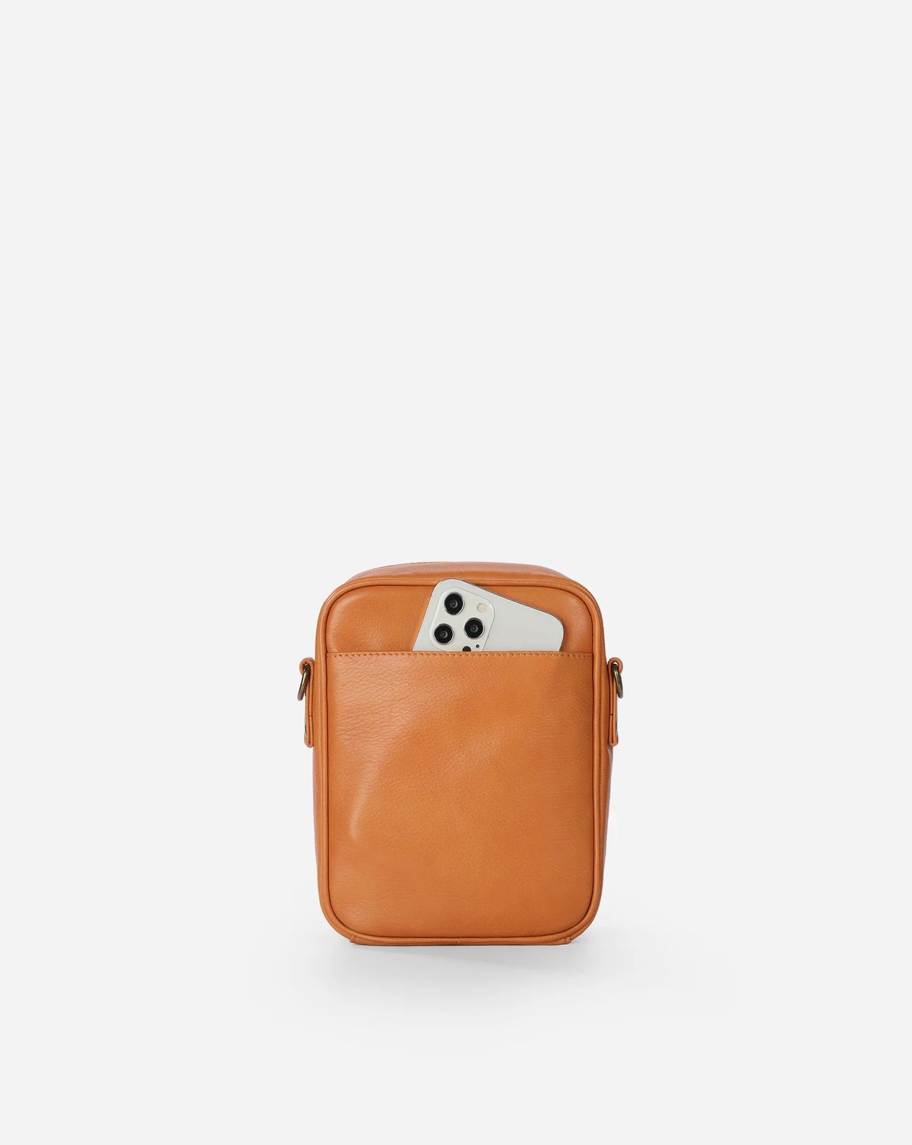 Sac Bandoulière Femme en Cuir Plein Grain avec Portefeuille Intégré – Compact et Pratique, Idéal pour Sorties Quotidiennes