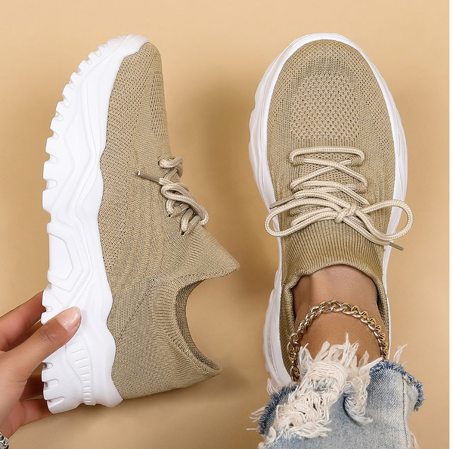 Women’s Lightweight and Breathable Sneakers with Optimal Support for Walking – Ideal for Daily Comfort