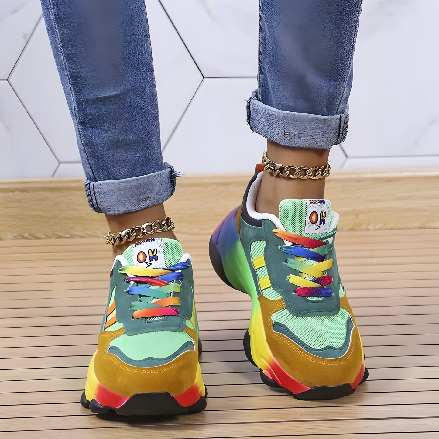 Women's Breathable Orthopedic Shoes with Adjustable Support – Lightweight Design for Daily Comfort