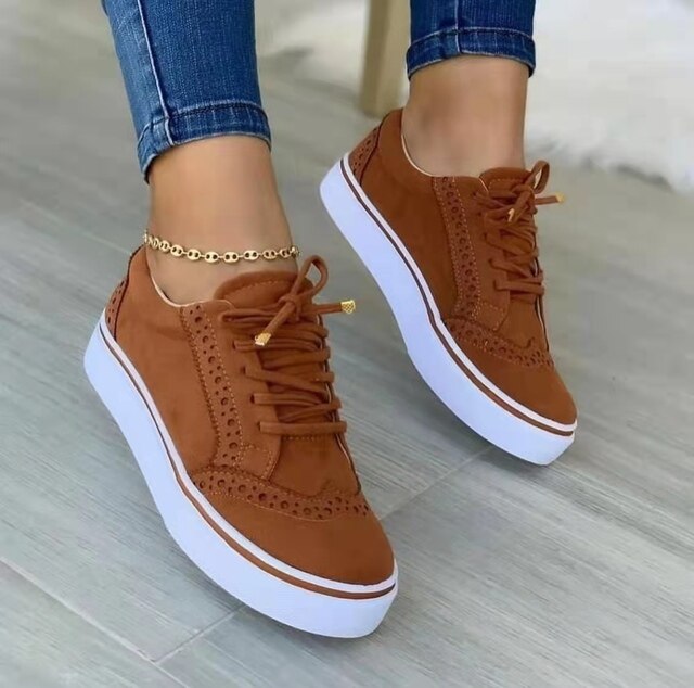 Soft Suede Sneakers for Women – Ergonomic Comfort for Autumn and Winter