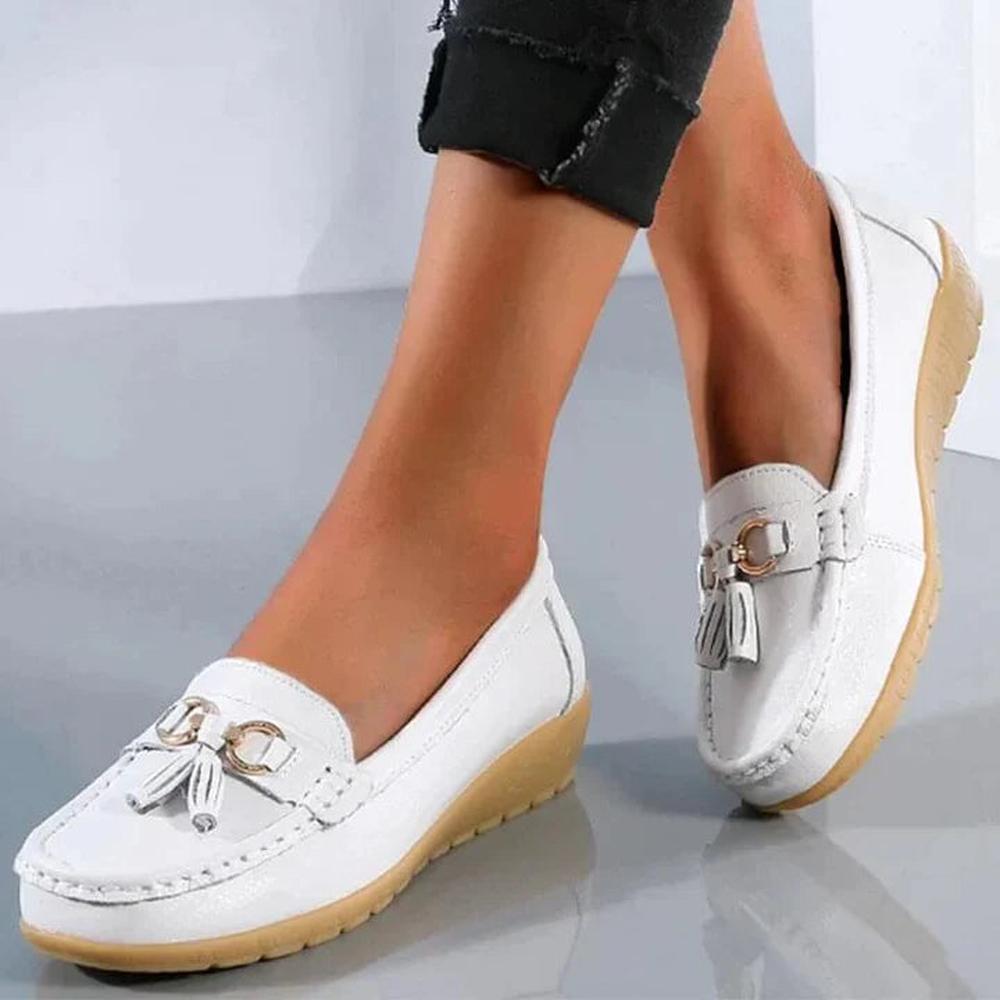 Variant image for Mocassins Homme Noir Taille 42 Cuir Souple Confortables-19