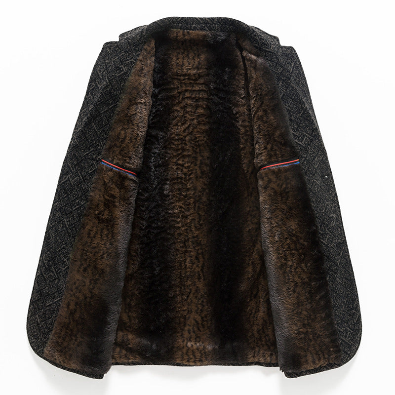 Blazer Slim for Men in Chenille – Stylish and Casual for Fall and Winter