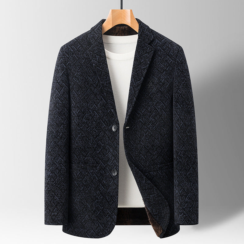 Blazer Slim for Men in Chenille – Stylish and Casual for Fall and Winter