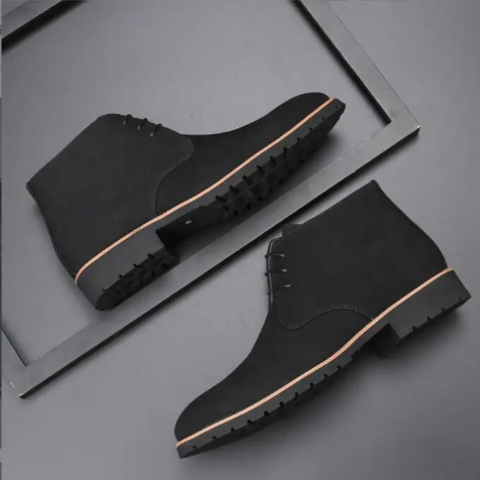 Bottes Chukka en Daim pour Hommes avec Semelle Ergonomique – Confort et Élégance au Quotidien