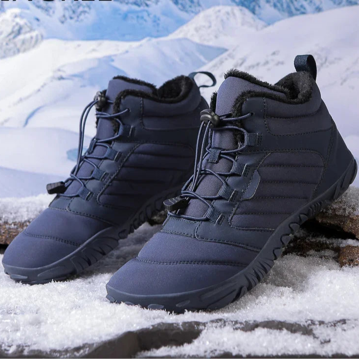 Bottes Thermiques Minimalistes à Zone des Orteils Large pour Homme et Femme – Confort Optimal pour l'Hiver