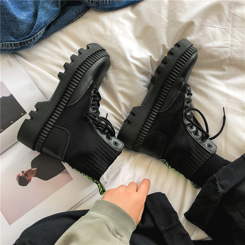 Bottes à Plateforme Montantes pour Hommes en Cuir de Vachette avec Semelle en Caoutchouc et Fermeture Éclair – Confort et Style Urbain