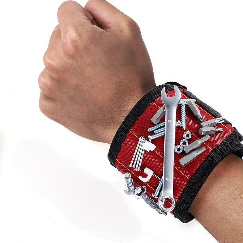 Ergonomic Magnetic Bracelet with 15 Magnets – Practical Accessory for Tools and Screws, Comfortable and Durable Design