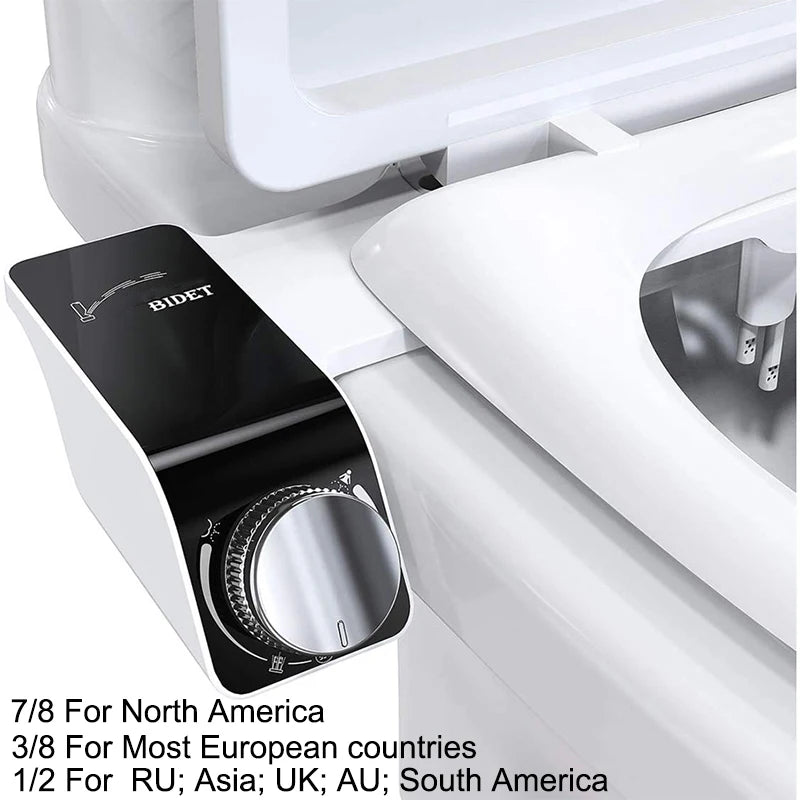 Breezy Bidet Attachment | Non-Electric, Dual Nozzles