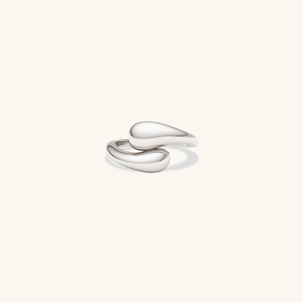 Bague Femme Or 18K Ajustable Taille Unique Hypoallergénique