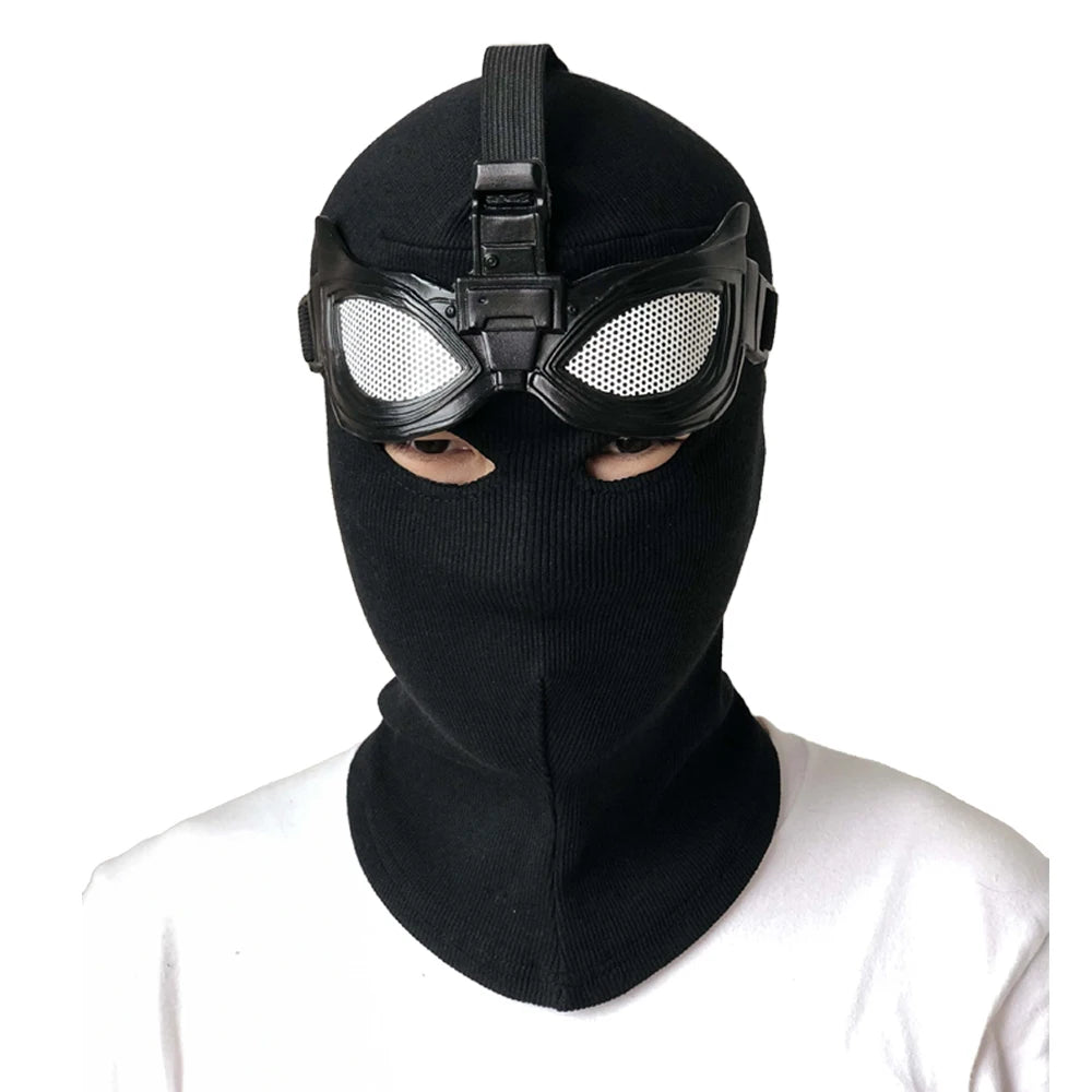 Cagoule Spider Mask Stealth pour Cosplay et Halloween – Masque Noir Unisexe