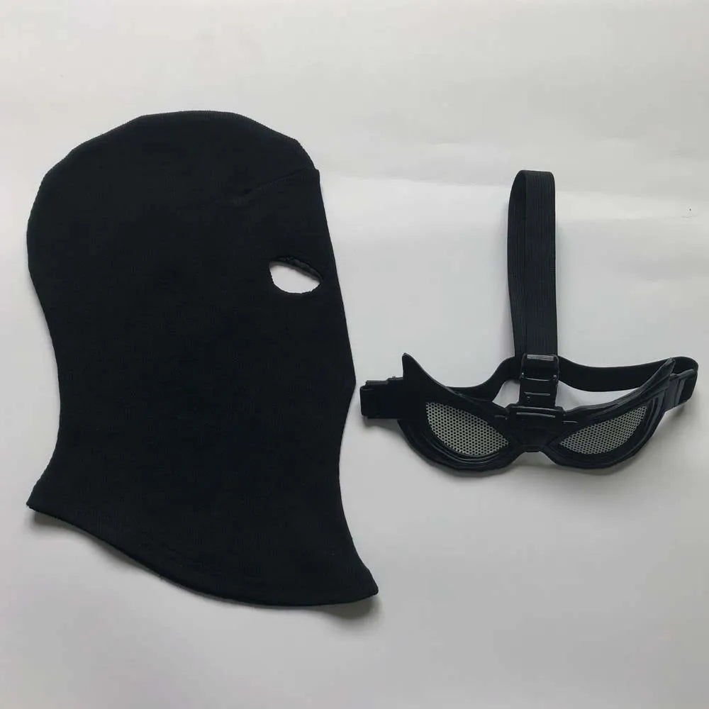 Cagoule Spider Mask Stealth pour Cosplay et Halloween – Masque Noir Unisexe