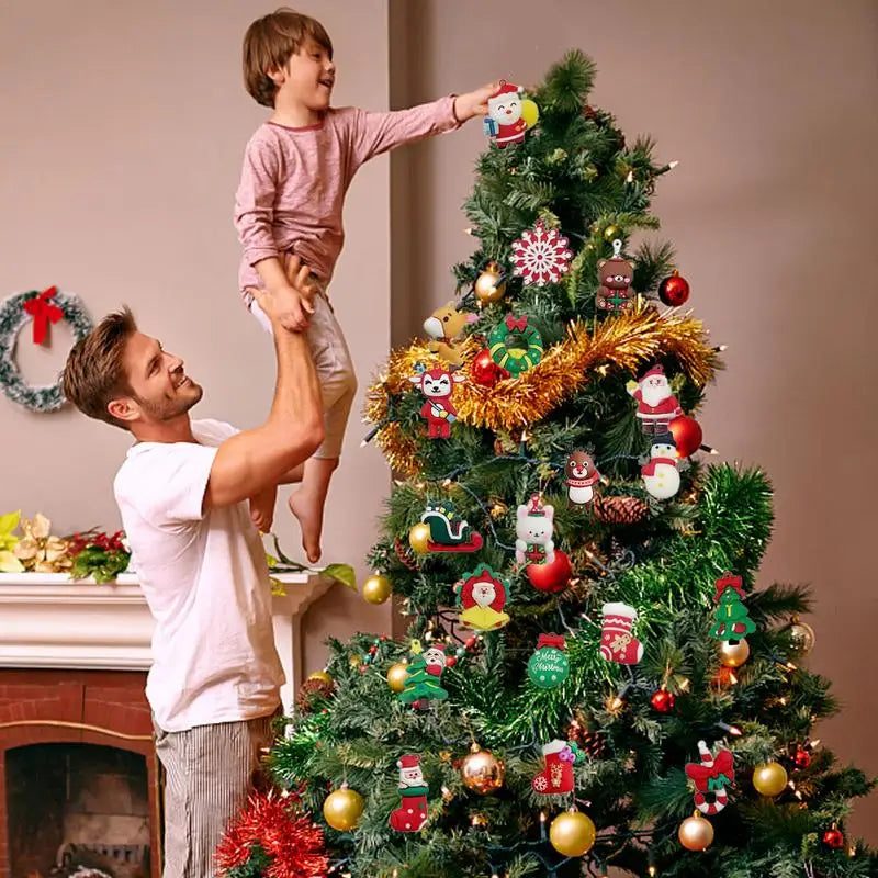 Calendrier de l'Avent Gnome de Noël avec 24 Gnomes Moelleux en Tissus Doux – Décoration Festive pour Compte à Rebours