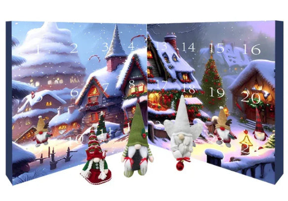Calendrier de l'Avent Halloween avec 24 Puzzles Surprises en Carton Léger – Décoration Festive et Compte à Rebours