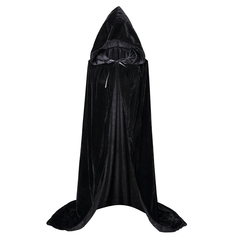 Cape de Cosplay Hocus Pocus avec Capuche – Manteau Unisexe pour Halloween 2025