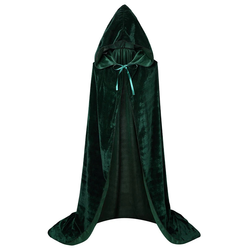 Cape de Cosplay Hocus Pocus avec Capuche – Manteau Unisexe pour Halloween 2025