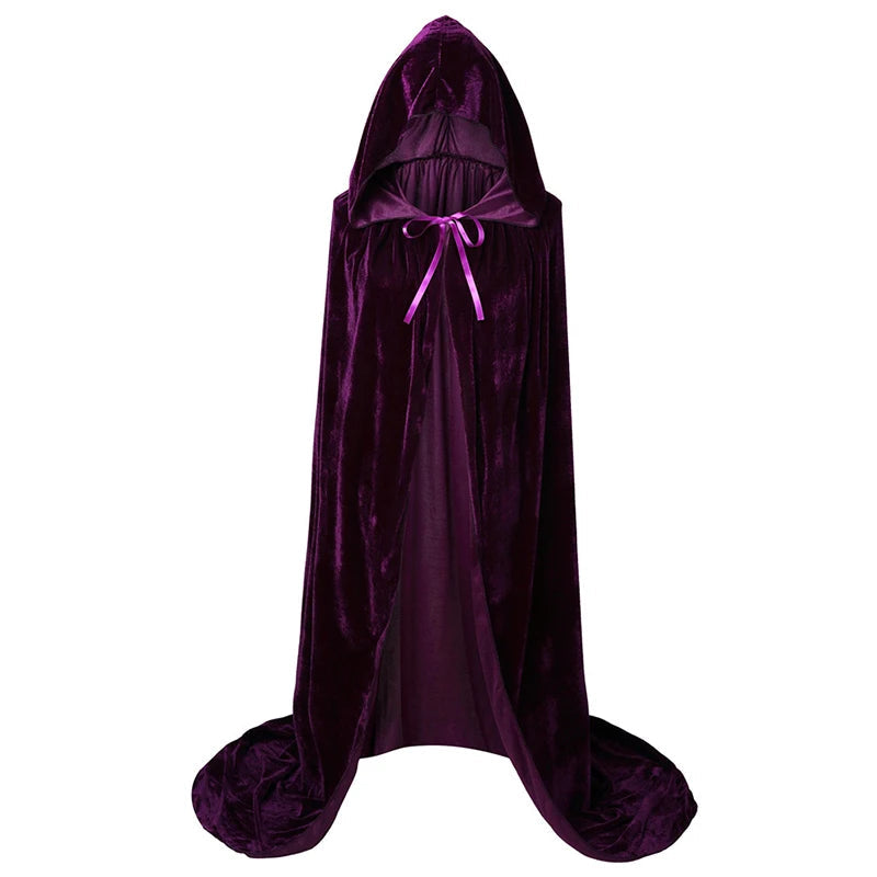 Cape de Cosplay Hocus Pocus avec Capuche – Manteau Unisexe pour Halloween 2025