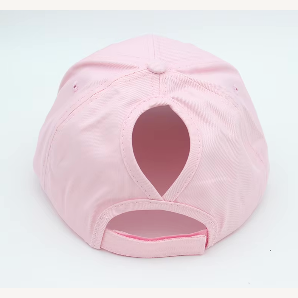 Casquette Femme Ponytail Élégante avec Ouverture Arrière – Confortable et Pratique pour Cheveux Attachés