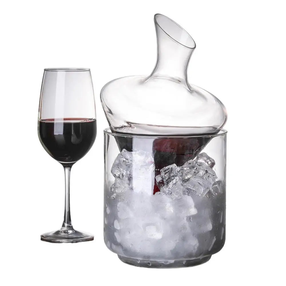 Glass Decanter Carafe in Dog Shape – Elegant Whisky Bottle and Interior Decoration