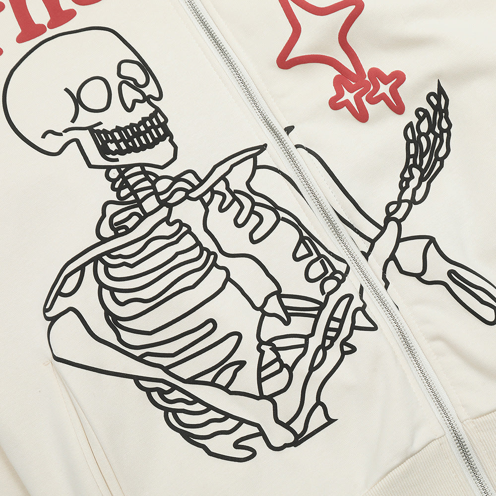 Cardigan à Capuche Surdimensionné pour Homme en Coton - Style Urbain Automnal 2