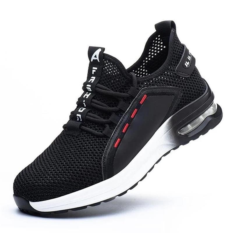 Chaussures de Sécurité Ultra Légères avec Protection des Orteils en Acier et Tige en Maille Respirante