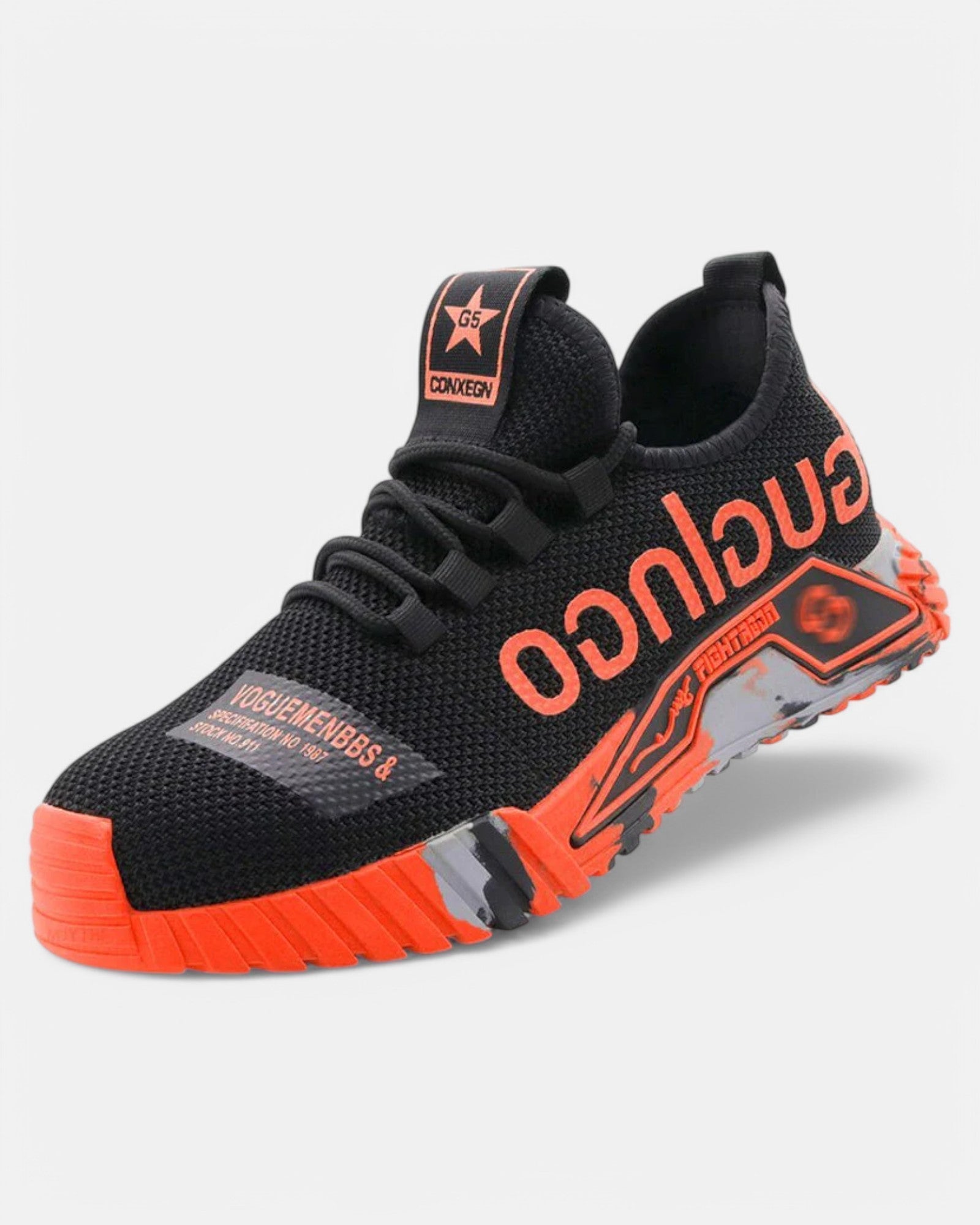 Chaussures de sécurité avec embout en acier et semelle antidérapante – Tige en maille respirante