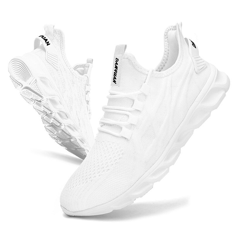 Chaussures pour hommes en tissu respirant avec semelle robuste – Style polyvalent pour tenue décontractée