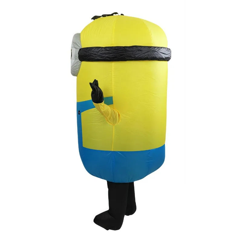 Costume Gonflable Minion Unisexe pour Adultes – Idéal pour Halloween et Fêtes à Thème