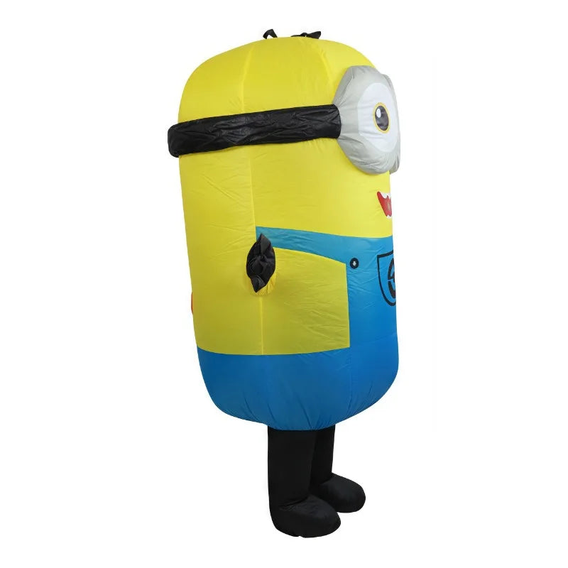 Costume Gonflable Minion Unisexe pour Adultes – Idéal pour Halloween et Fêtes à Thème