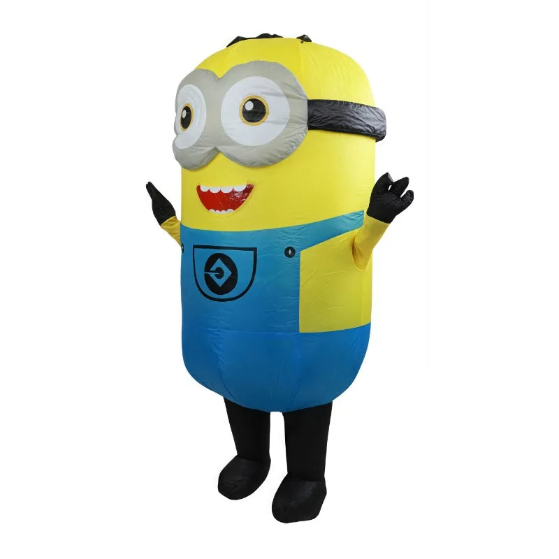 Costume Gonflable Minion Unisexe pour Adultes – Idéal pour Halloween et Fêtes à Thème