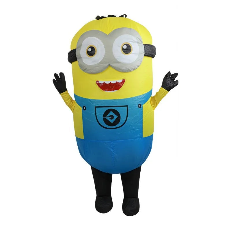 Costume Gonflable Minion Unisexe pour Adultes – Idéal pour Halloween et Fêtes à Thème