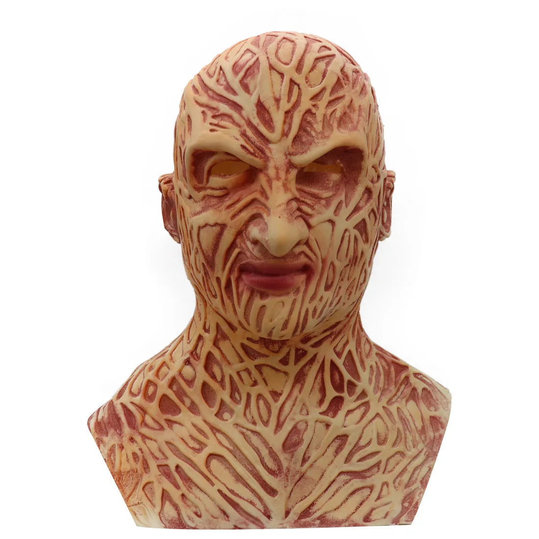 Costume d'Halloween Freddy Krueger pour Adultes avec Pull Rayé, Chapeau Fedora et Gant à Lames