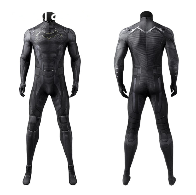 Costume de Batman en Spandex avec Cape pour Halloween et Cosplay – Unisexe, Ajustement Parfait