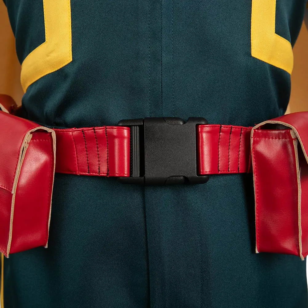 Costume de Cosplay Adulte Midoriya Izuku pour Halloween 2025 – Ensemble Complet avec Haut, Pantalon et Manteau