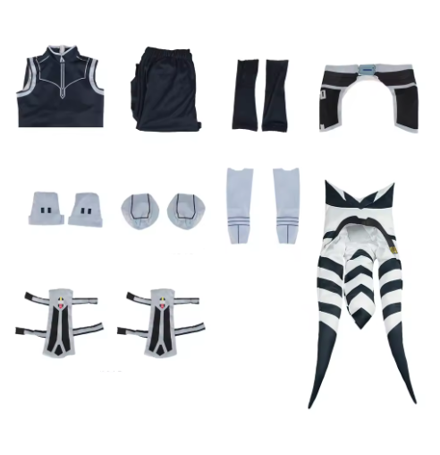 Costume de Cosplay Ahsoka Tano pour Femmes – Ensemble Complet pour Halloween et Comic Con