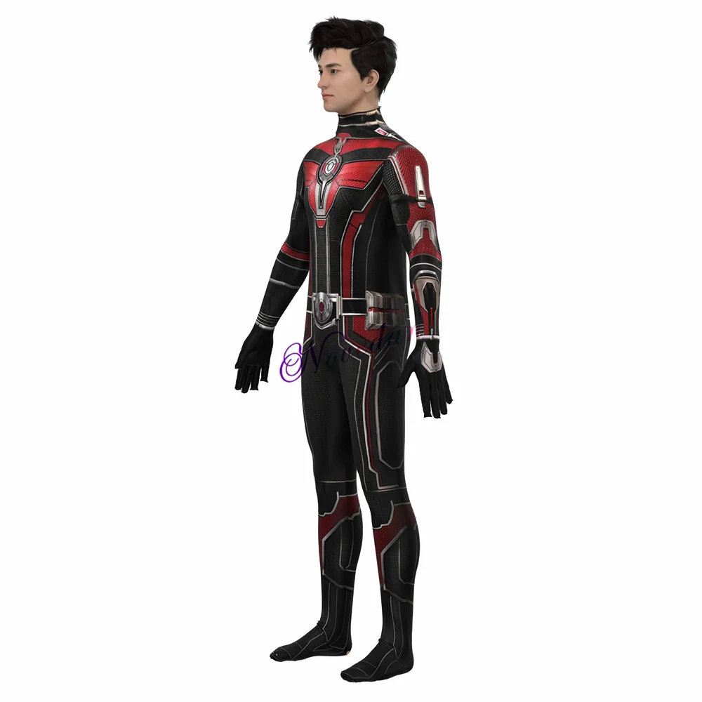 Costume de Cosplay Ant Man avec Casque – Ensemble Complet pour Halloween et Événements