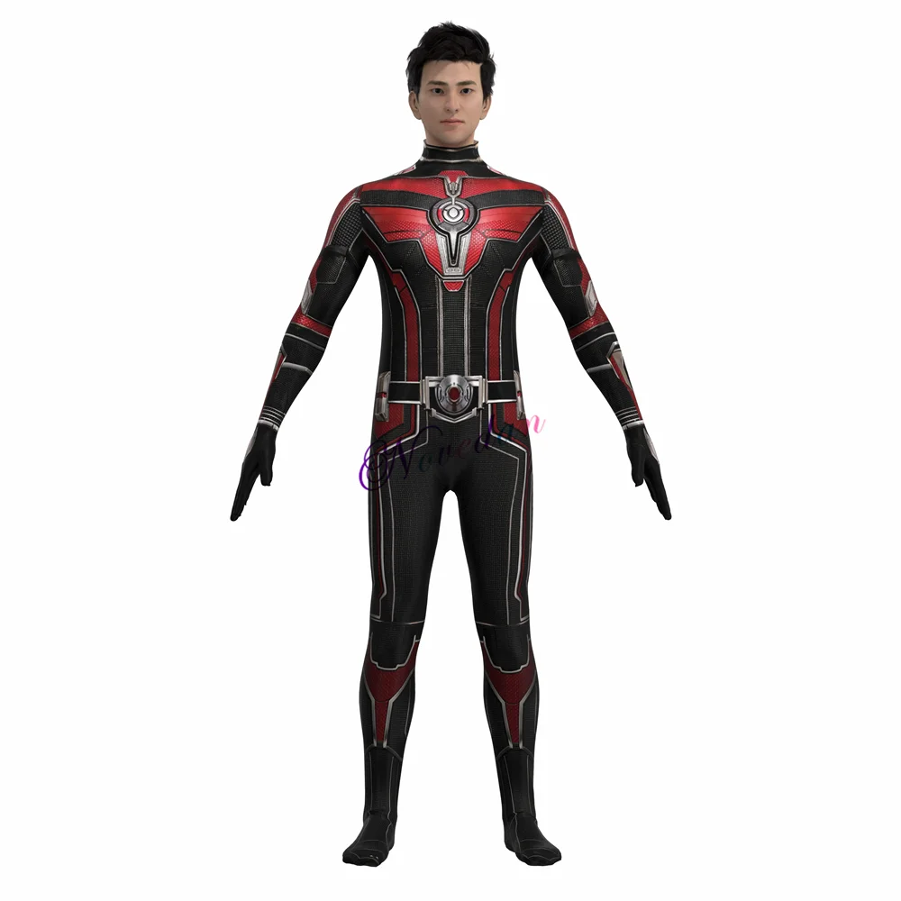 Costume de Cosplay Ant Man avec Casque – Ensemble Complet pour Halloween et Événements