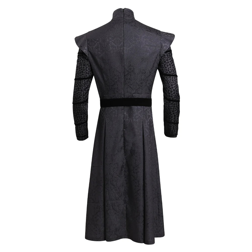 Costume de Cosplay Daemon Prince Dragon pour Hommes – Ensemble Complet avec Manteau, Ceinture et Sac de Taille