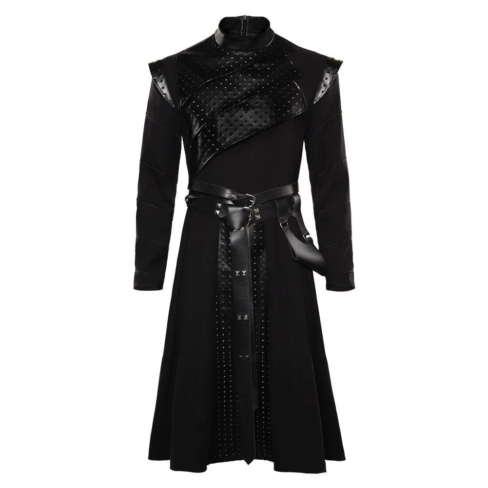 Costume de Cosplay Daemon Prince Dragon pour Hommes – Ensemble Complet avec Manteau, Ceinture et Sac de Taille