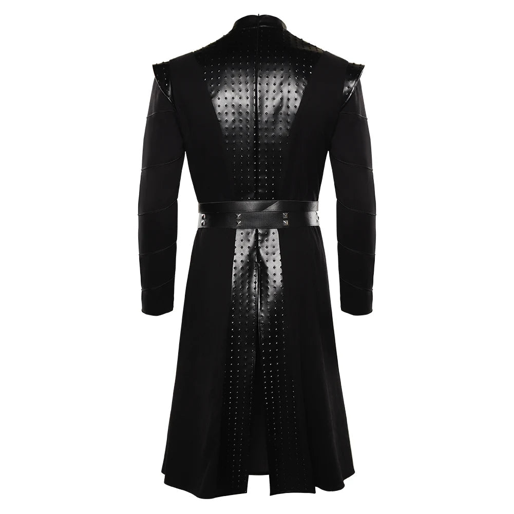 Costume de Cosplay Daemon Prince Dragon pour Hommes – Ensemble Complet avec Manteau, Ceinture et Sac de Taille