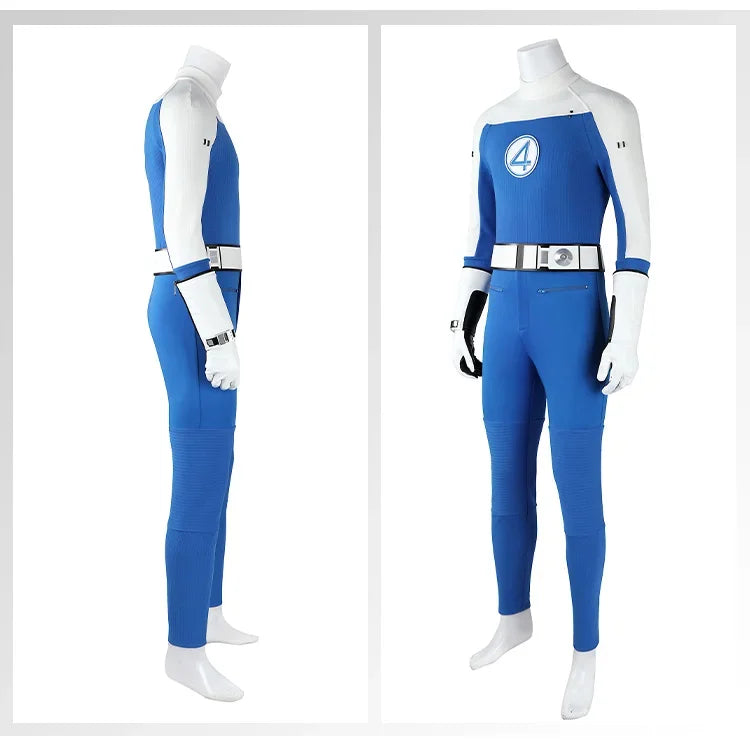 Costume de Cosplay Johnny Storm / Human Torch en Polyester – Idéal pour Halloween et Événements de Cosplay