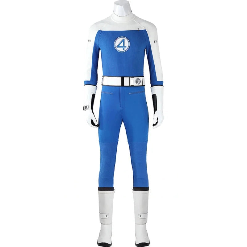 Costume de Cosplay Johnny Storm / Human Torch en Polyester – Idéal pour Halloween et Événements de Cosplay