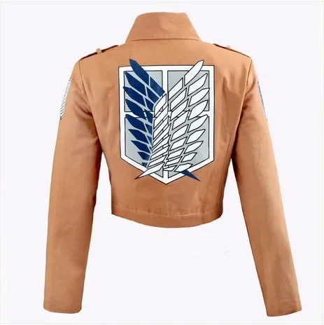 Costume de Cosplay Mikasa Ackerman - Ensemble Veste Scout et Mini-Jupe pour Halloween
