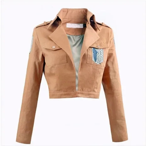 Costume de Cosplay Mikasa Ackerman - Ensemble Veste Scout et Mini-Jupe pour Halloween