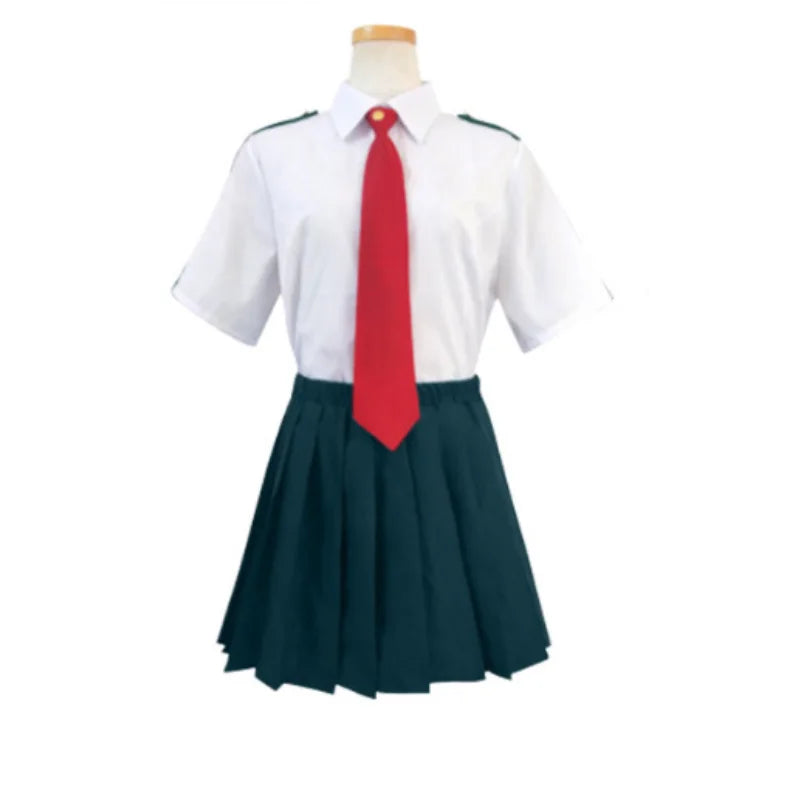 Costume de Cosplay Mon Héros Universitaire – Ensemble Uniforme Scolaire avec Blazer, Chemise, Cravate, Jupe ou Pantalon