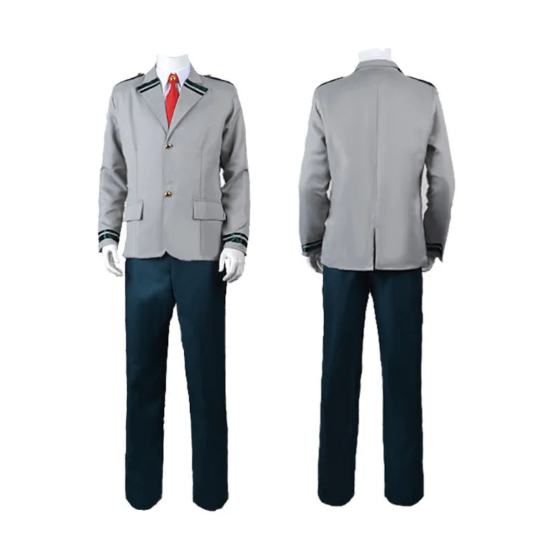 Costume de Cosplay Mon Héros Universitaire – Ensemble Uniforme Scolaire avec Blazer, Chemise, Cravate, Jupe ou Pantalon