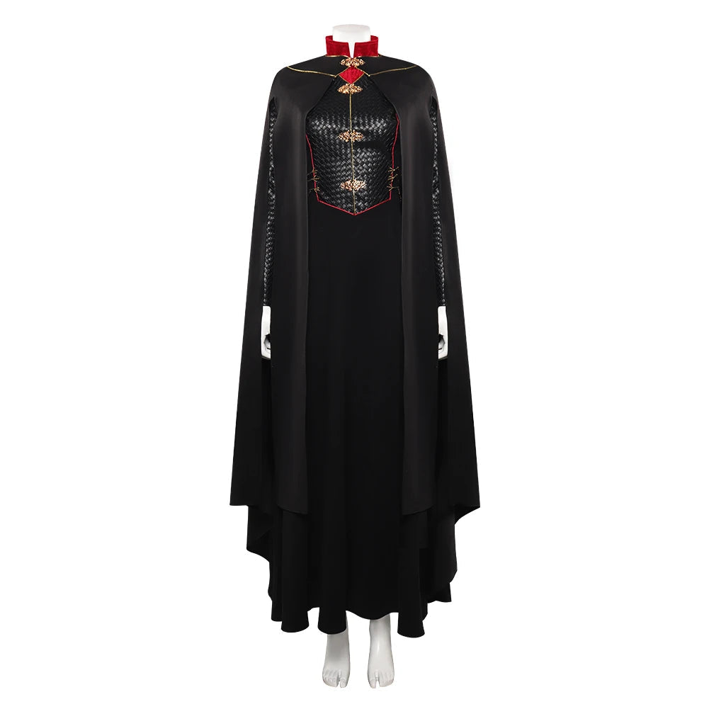 Costume de Cosplay Targaryen avec Manteau et Robe – Ensemble Unisexe pour Halloween