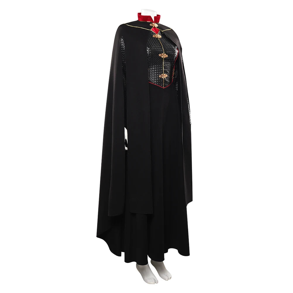 Costume de Cosplay Targaryen avec Manteau et Robe – Ensemble Unisexe pour Halloween